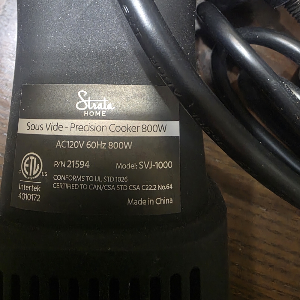Sous Vide Precision Cooker - Black and Silver - Picture 4 of 6